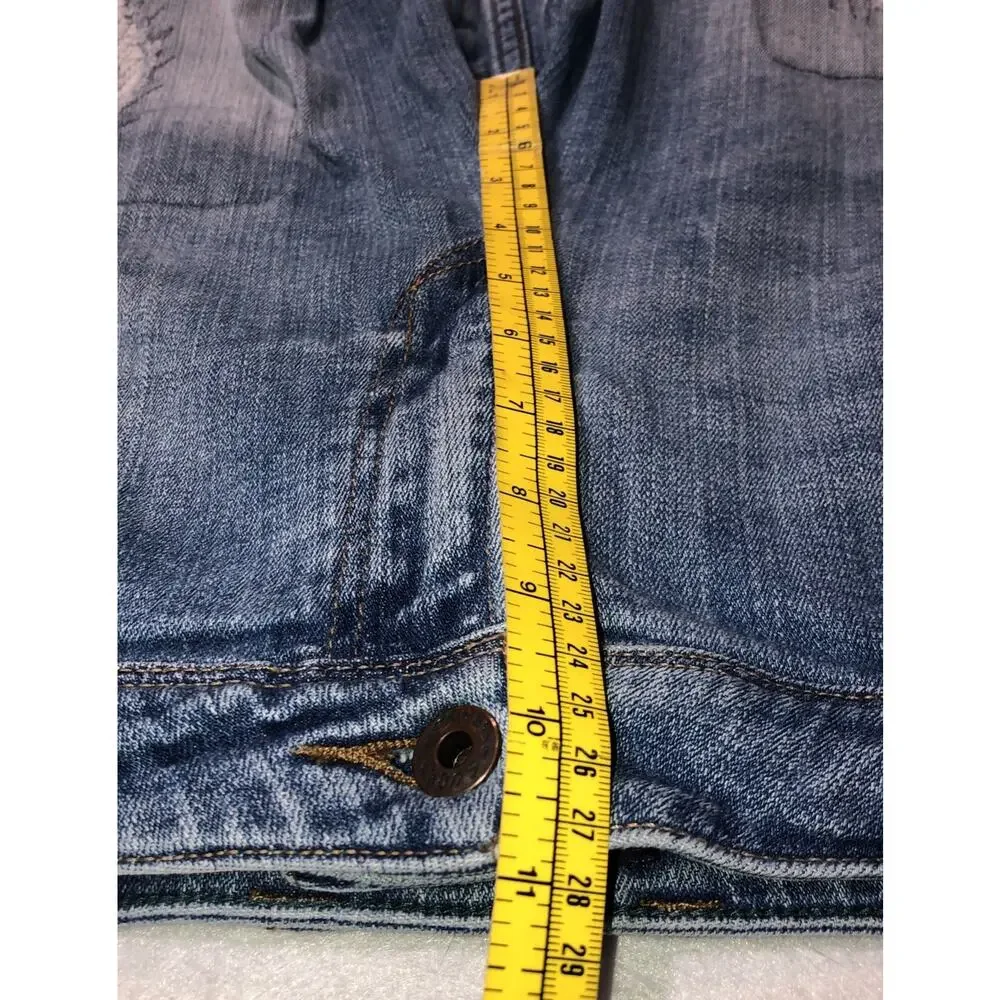 Lucky Brand Pants Reese Boyfriend Pants Distressed Thrashed Size 16W - Picture 7 of 9